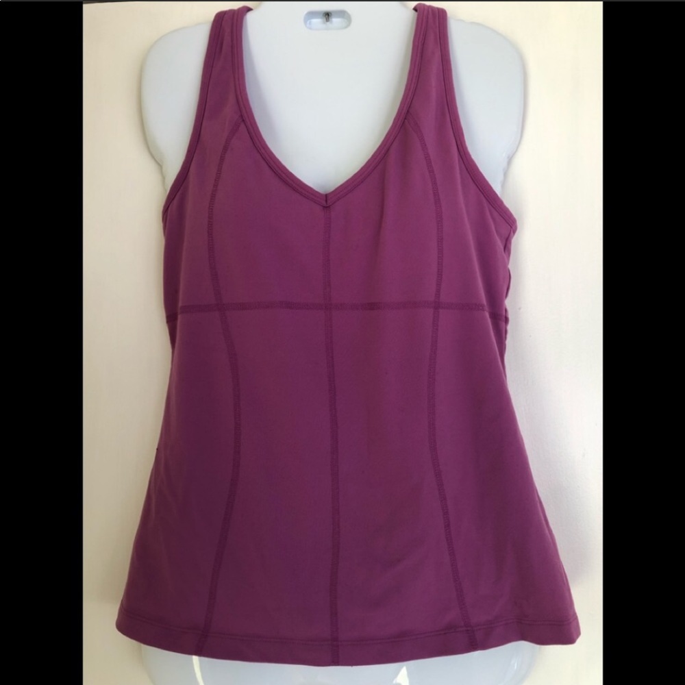 Athleta Athletic Tank Top Purple Size; M